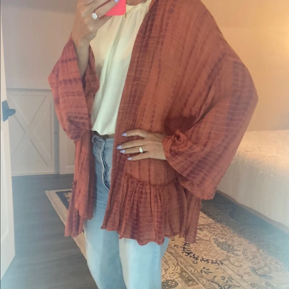 Free People one top open boho cardigan